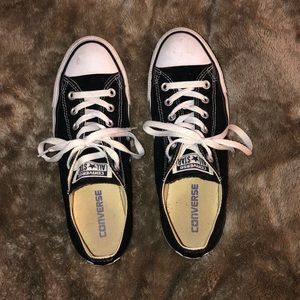 Black and White Converse